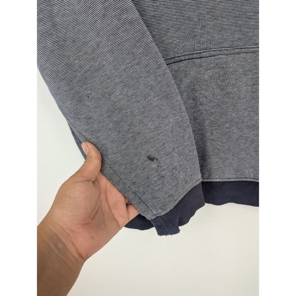 Under Armour ColdGear Hoodie Men Size L Fitted Pullover Athletic Distress Grunge - Picture 7 of 14